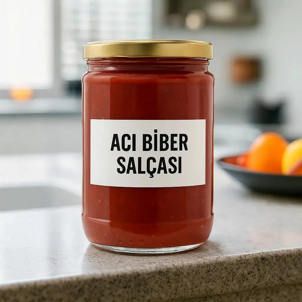Ev Usulü Acı Biber Salçası Katkısız satın al
