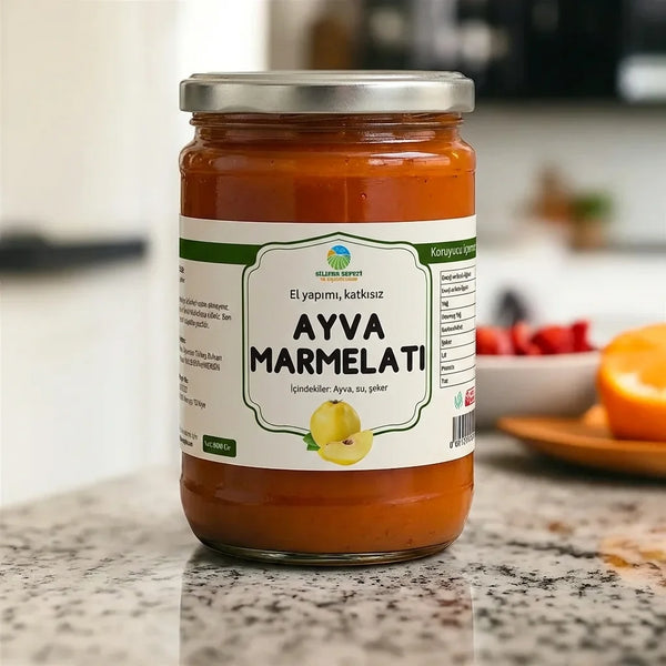 El Yapımı Katkısız Ayva Marmelatı 780 Gr