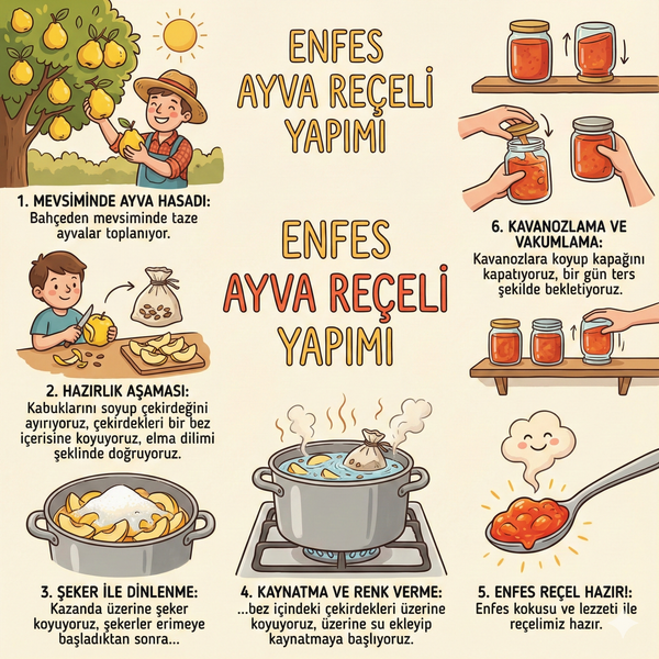 Ev Yapımı Ayva Reçeli - 780 Gr