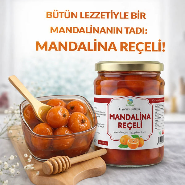 Ev Yapımı Tüm Mandalina Reçeli - 780 Gr