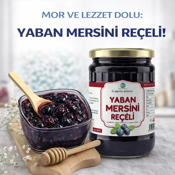Ev Yapımı Yaban Mersini Reçeli - 780 Gr