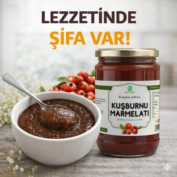 El Yapımı Katkısız Kuşburnu Marmelatı - 780 Gr