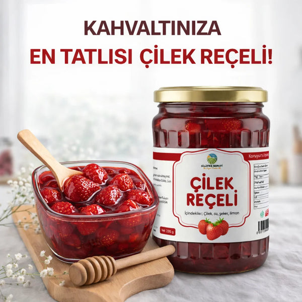 Ev Yapımı Çilek Reçeli - 780 Gr