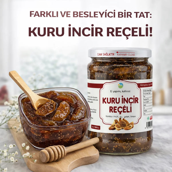 Ev Yapımı Kuru İncir Reçeli - 780 Gr