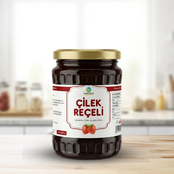 Ev Yapımı Çilek Reçeli - 780 Gr