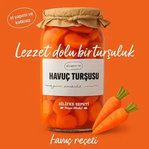 El Yapımı Havuç Turşusu Katkısız Geleneksel 1200 Gr satın al