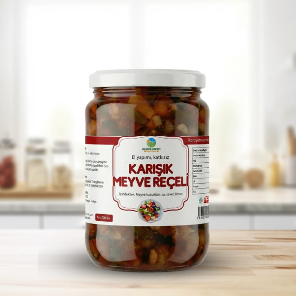 Ev Yapımı Karışık Meyve Reçeli - 780 Gr