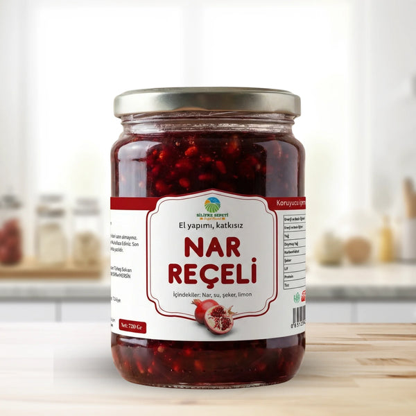 El Yapımı Nar Reçeli, Katkısız, Geleneksel- 780 Gr