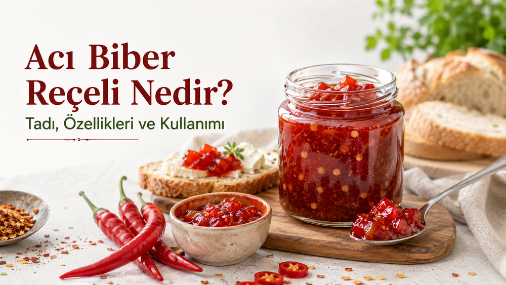 Acı Biber Reçeli Nedir? Tadı, Özellikleri ve Kullanımı
