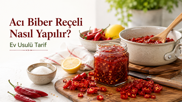 Acı Biber Reçeli Nasıl Yapılır? Ev Usulü Tarif
