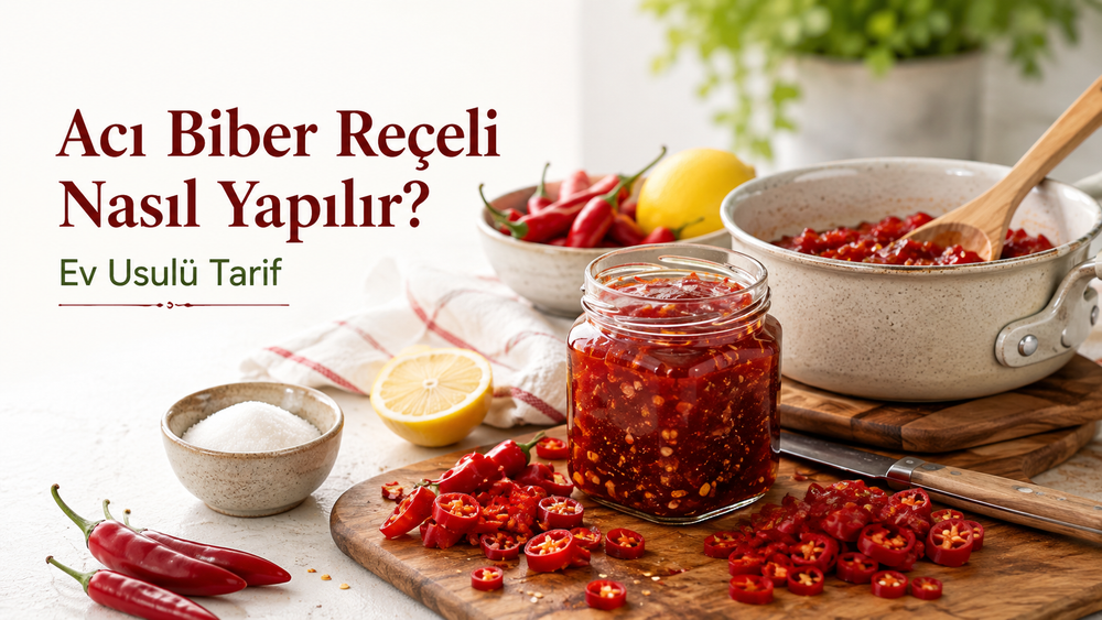 Acı Biber Reçeli Nasıl Yapılır? Ev Usulü Tarif