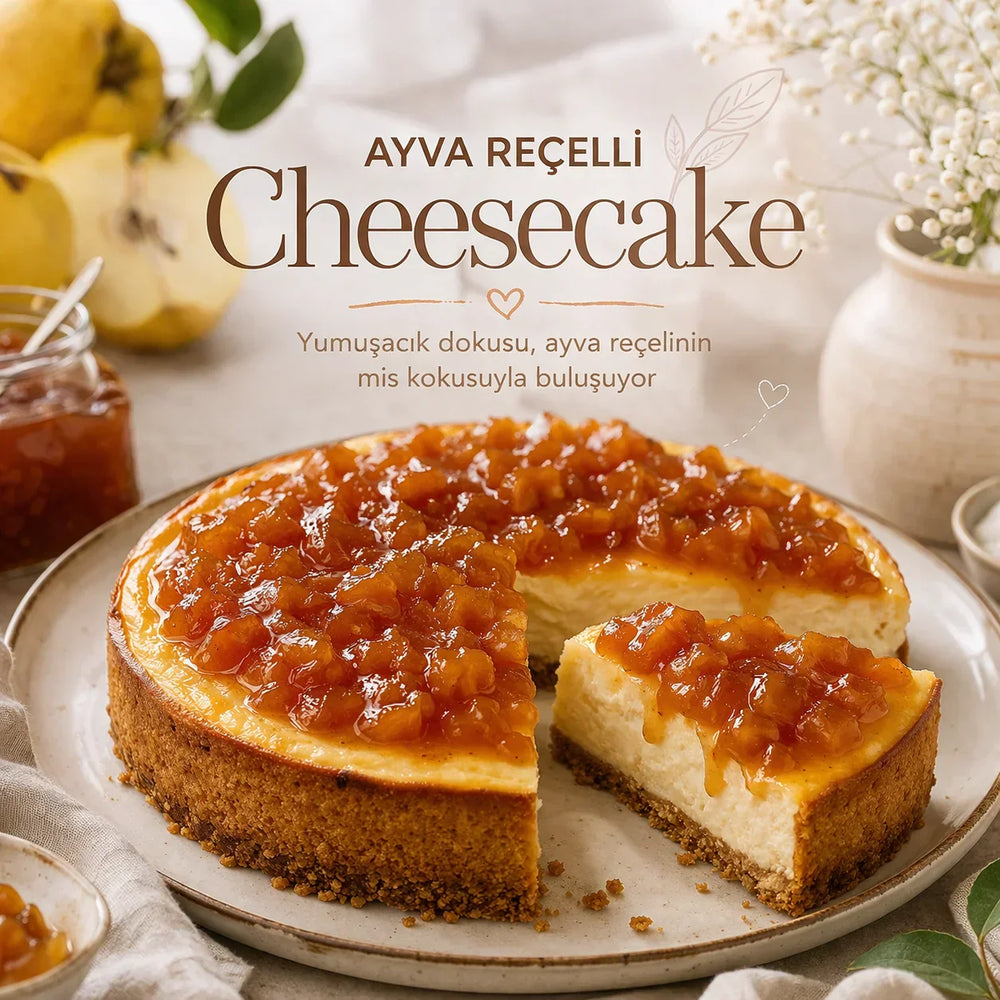 Ayva Reçelli Cheesecake