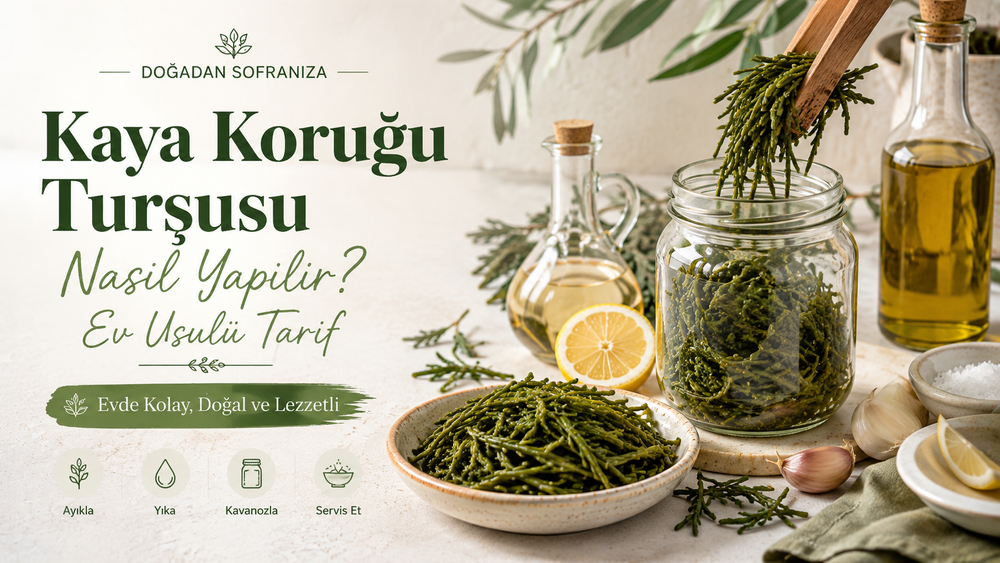 Kaya Koruğu Turşusu Nasıl Yapılır? Ev Usulü Tarif