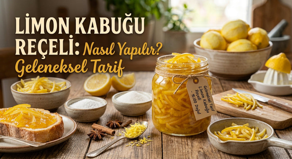 Limon Kabuğu Reçeli Nasıl Yapılır? Geleneksel Tarif