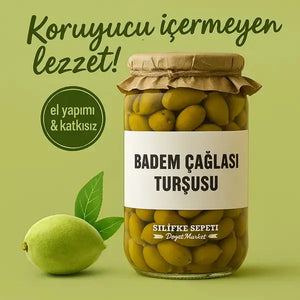Ev Usulü Badem Çağlası Turşusu Katkısız Satın Al - SilifkeSepeti
