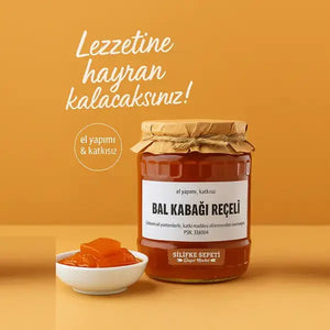 El Yapımı Bal Kabağı Reçeli, Katkısız, Geleneksel- 780 Gr Satın al