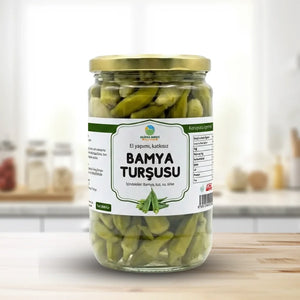 Ev Yapımı Bamya Turşusu - 780 Gr