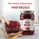 El Yapımı Nar Reçeli, Katkısız, Geleneksel- 780 Gr Satın Al