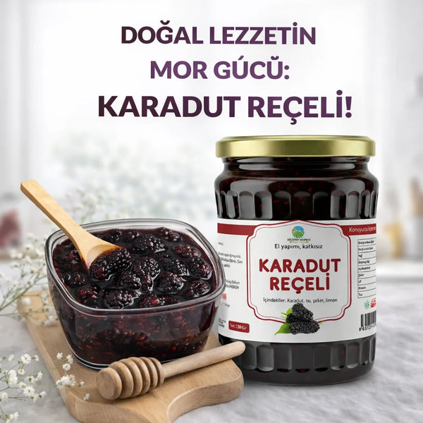 Ev Yapımı Karadut Reçeli - 780 Gr