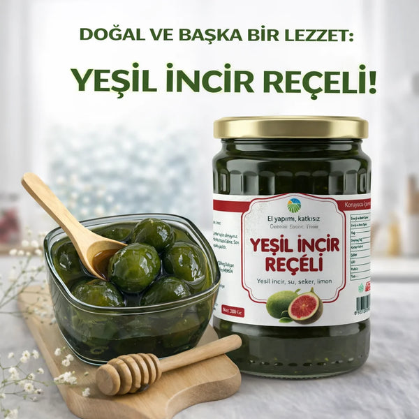 Ev Yapımı Yeşil İncir Reçeli - 780 Gr