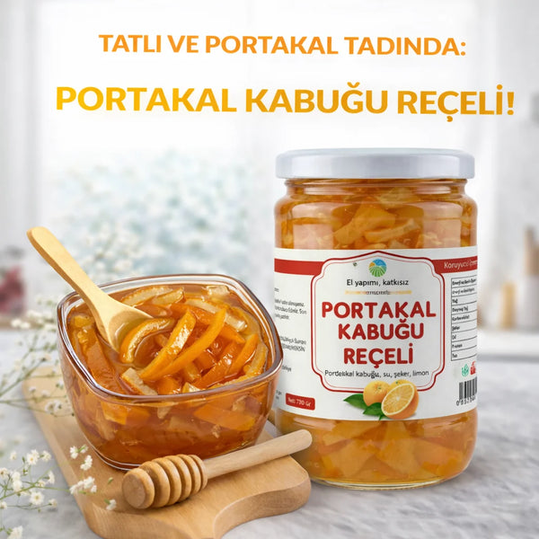 Ev Yapımı Portakal Kabuğu Reçeli - 780 Gr