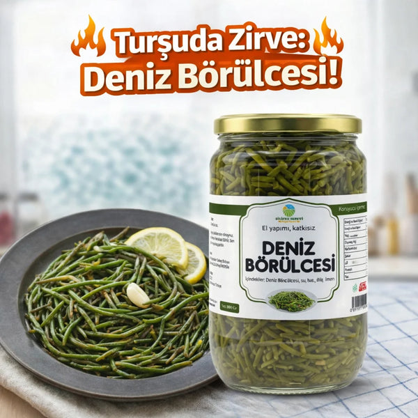 Ev Usulü Deniz Börülcesi Turşusu Katkısız - 5 Kg