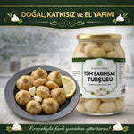 Ev Usulü Tüm Sarımsak Turşusu Katkısız - 1200 Gr