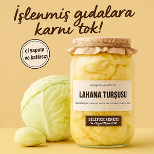 Ev Usulü Beyaz Lahana Turşusu Katkısız Satın Al - SilifkeSepeti