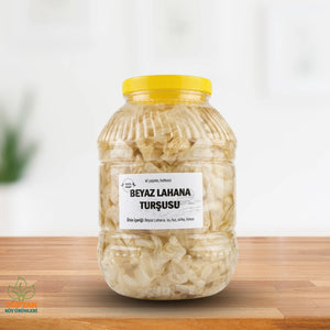 Ev Usulü Beyaz Lahana Turşusu Katkısız - 5 Kg