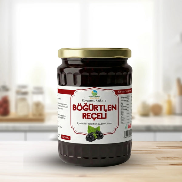 Ev Yapımı Böğürtlen Reçeli - 780 Gr