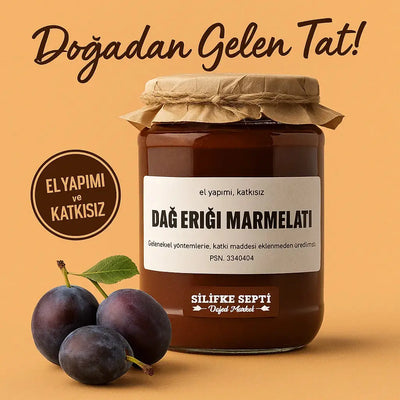 El Yapımı Katkısız Dağ Eriği Marmelatı satın al