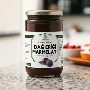 El Yapımı Katkısız Dağ Eriği Marmelatı - 780 Gr