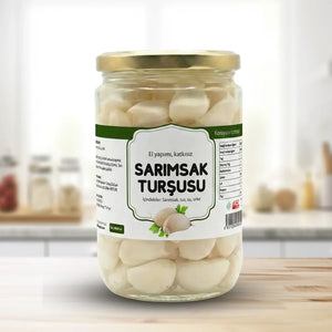 Ev Yapımı Sarımsak Turşusu - 780 Gr