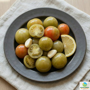Ev Usulü Yeşil Domates Turşusu Katkısız - 1200 Gr