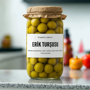 Ev Usulü Erik Turşusu Katkısız - 1200 Gr Satın Al - SilifkeSepeti