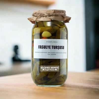 Ev Usulü Fasulye Turşusu Katkısız - 1200 Gr - Silifke Sepeti
