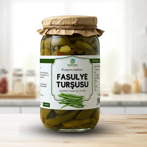 Ev Usulü Fasulye Turşusu Katkısız - 1200 Gr