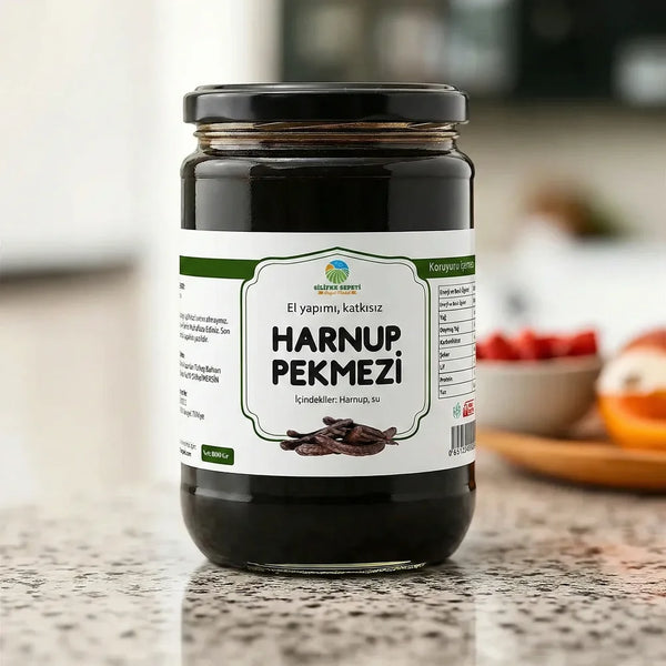 Şekersiz Hakiki Harnup Pekmezi 780 Gr