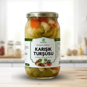 Ev Usulü Karışık Turşu Katkısız - 1200 Gr