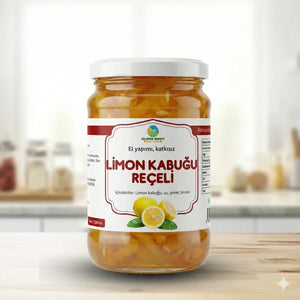 Ev Yapımı Limon Kabuğu Reçeli - 780 Gr