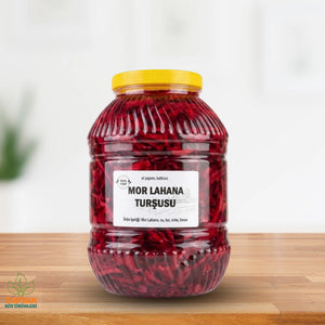 Ev Usulü Mor Lahana Turşusu Katkısız - 5 Kg