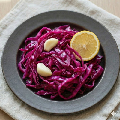 Ev Usulü Mor Lahana Turşusu Katkısız - 1200 Gr