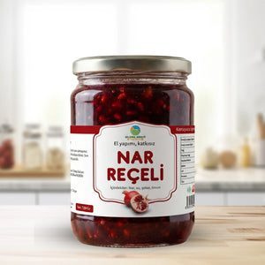El Yapımı Nar Reçeli, Katkısız, Geleneksel- 780 Gr