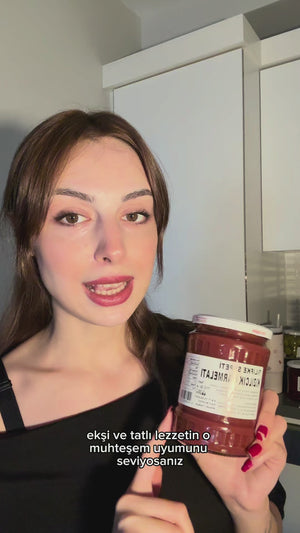 El Yapımı Katkısız Kızılcık Marmelatı 780 Gr videosu
