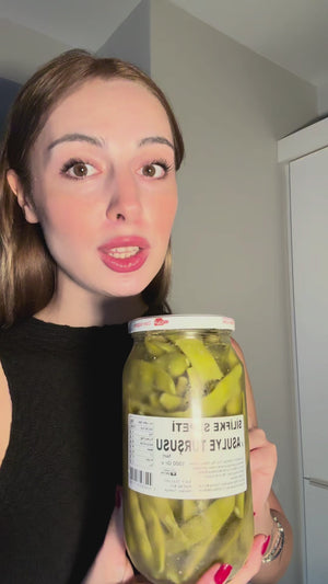 Ev Usulü Fasulye Turşusu Katkısız - 1200 Gr videosu