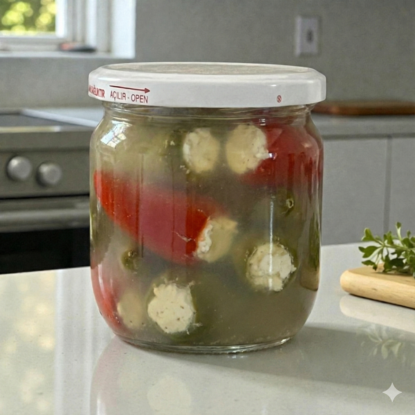 Peynir Dolgulu Jalapeno Biber (ACI) -meze- 400gr