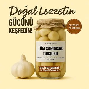 Ev Usulü Tüm Sarımsak Turşusu Katkısız 1200 Gr Satın Al SilifkeSepeti