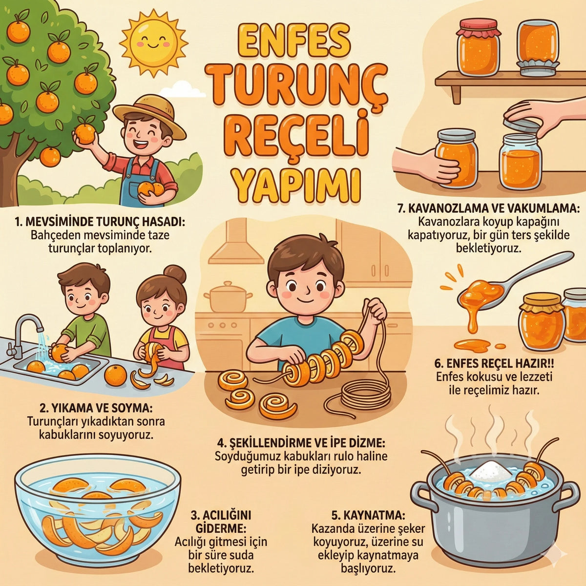 Ev Yapımı Turunç Reçeli - 780 Gr - nasıl hazırlanır